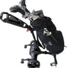 Compact electric golf cart with easy push-button start