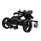 Automatic electric golf caddy with fast charge and safety stop