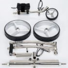 Minimalist golf trolley with sturdy build for long use