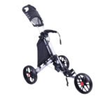 High-quality golf caddy with smooth rolling wheels