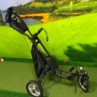Portable golf trolley for easy course navigation