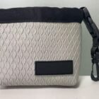 Portable golf gear cleaner bag for quick ball and club maintenance on the course