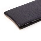 Black PU golf scorecard holder with pencil storage slot