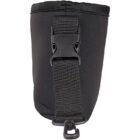 Lightweight golf ball cleaning bag placed on grass