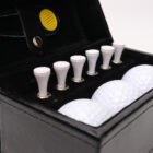 Wooden golf ball gift box for premium presentation