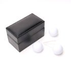 Golf ball gift box with Christmas-themed design