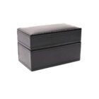 Golf ball gift box with satin interior and gold trim