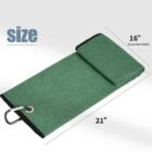 Professional golf towel with strong water absorption, essential accessory for every golfer